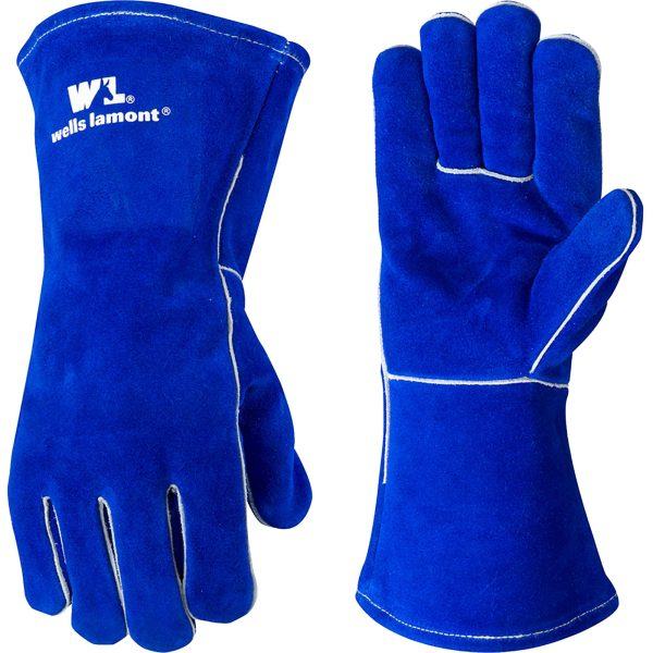 Men's Split Cowhide Safety Cuff Welder