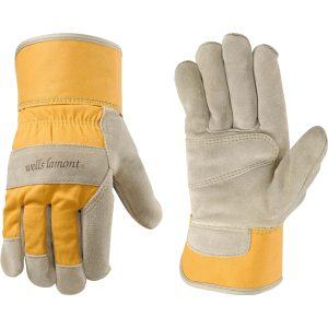 Women's Cowhide Leather Palm with Safety Cuff